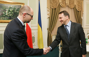 Sikorski rozmawiał z premierem Jaceniukiem