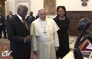 Prezydent Angoli w Watykanie