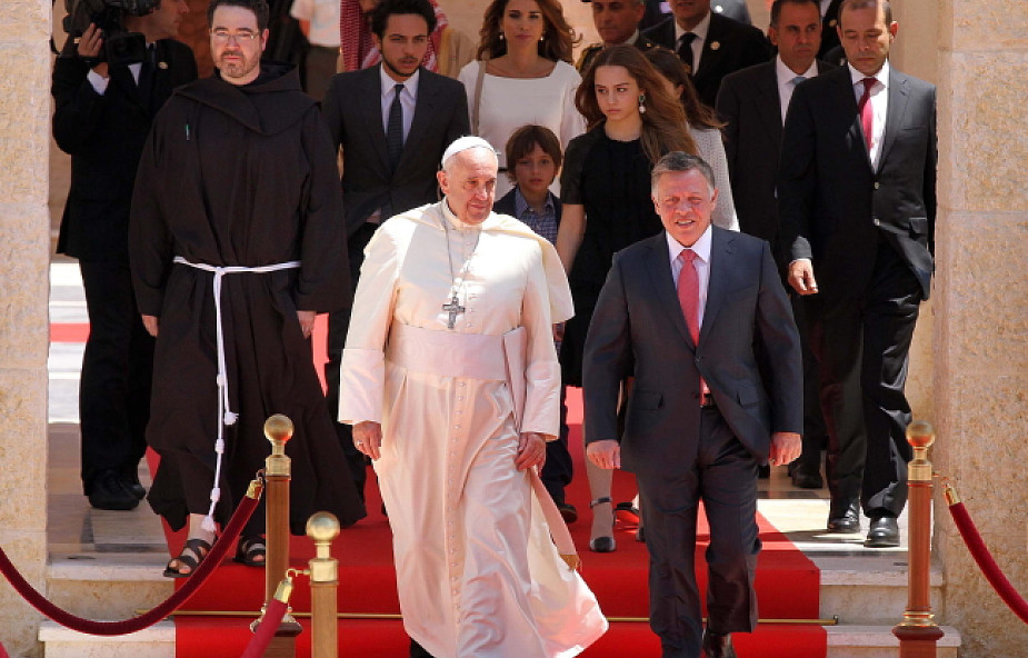 Franciszek spotkał się z królem Jordanii