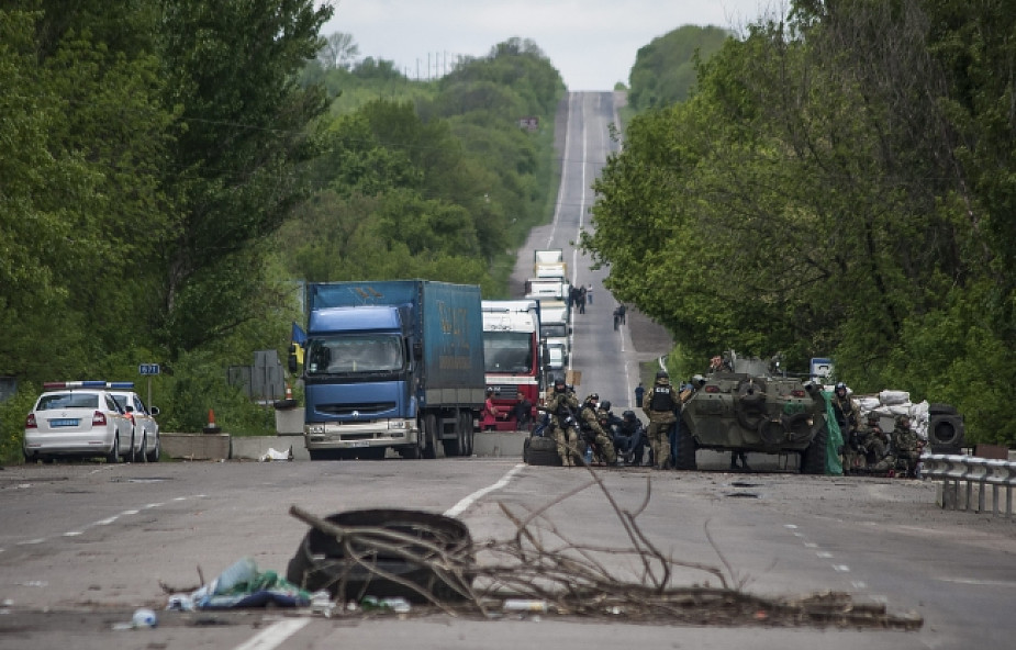 Ukraina: Separatyści próbują uciec z miasta