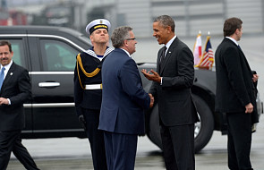 Komorowski i Obama na spotkaniu z lotnikami