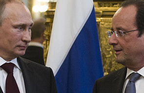 Hollande z Putinem o rozejmie na Ukrainie