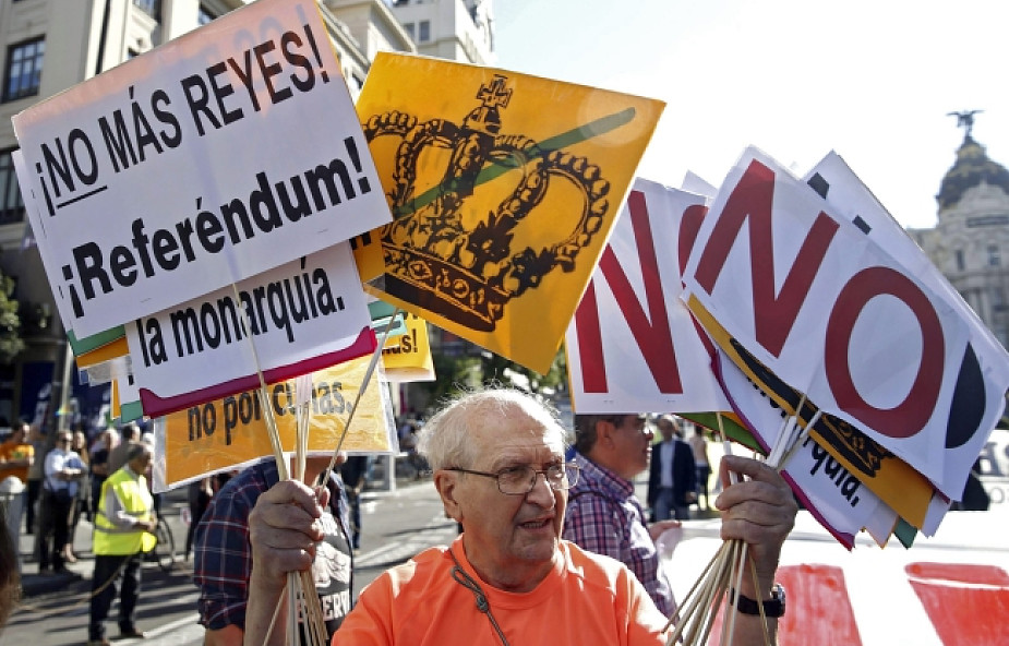 Hiszpania: protesty przeciwników monarchii