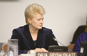 Grybauskaite zaprzysiężona na drugą kadencję