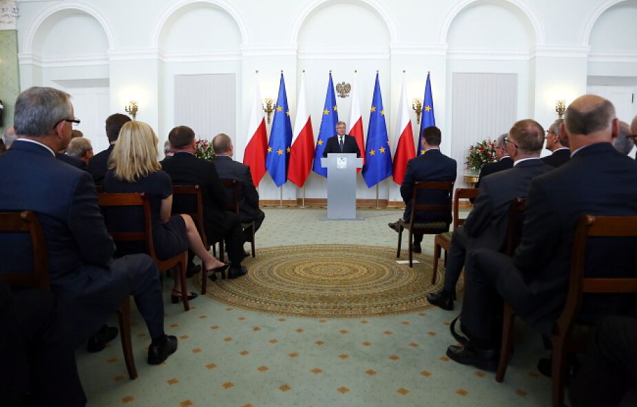Prezydent Komorowski o katastrofie na Ukrainie