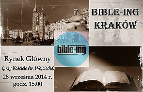 Bible-ing na rynku krakowskim