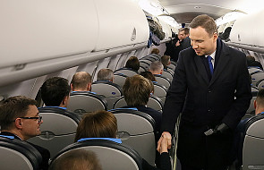 Prezydent Duda przyleciał do Kijowa