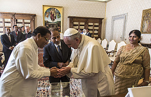 Prezydent Sri Lanki u papieża Franciszka