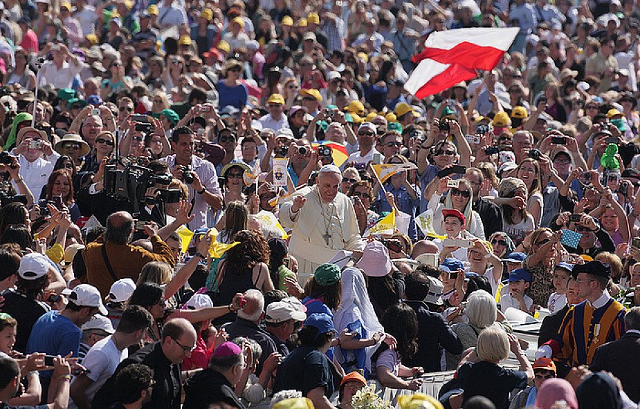 3,2 mln osób na papieskich audiencjach i mszach