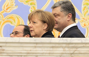 Merkel: "iskierka nadziei" na pokój na Ukrainie