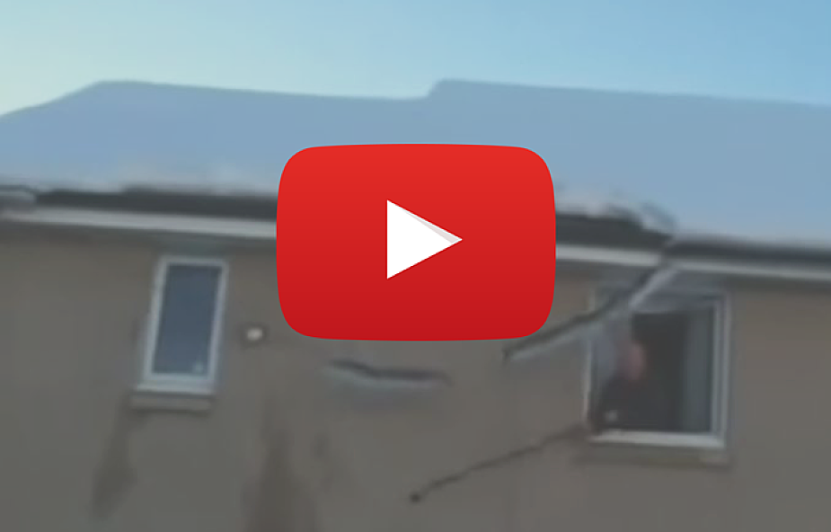 Jak odśnieżyć dach w 5 sekund [VIDEO]