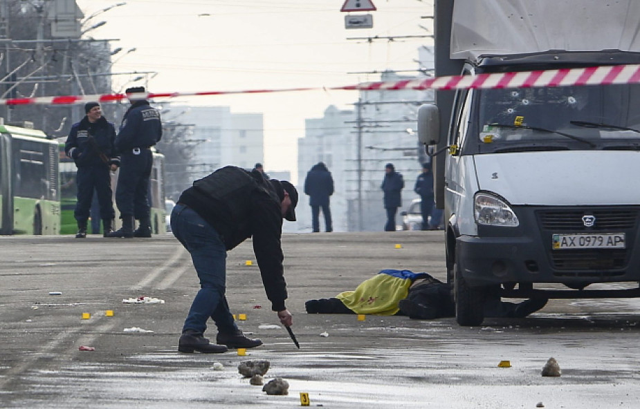 Trzy ofiary śmiertelne zamachu w Charkowie