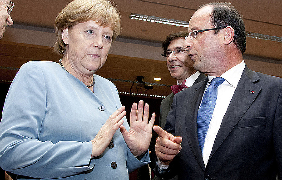 Merkel i Hollande na spotkaniu z Poroszenką