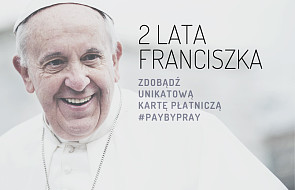 #PAYBYPRAY - unikalna karta płatnicza w rocznicę wyboru Franciszka