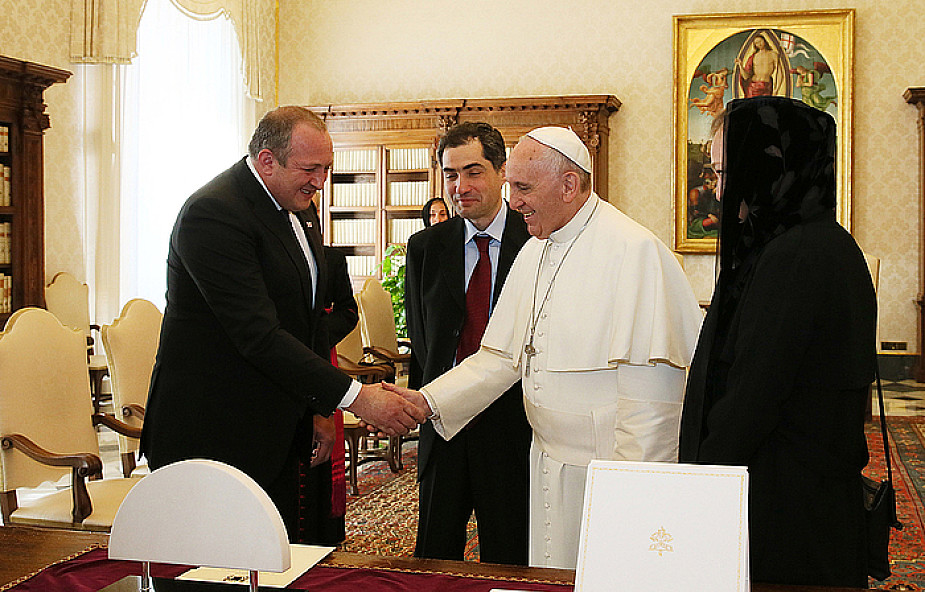 Papież przyjął prezydenta Gruzji