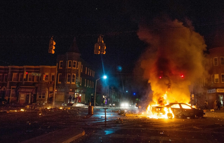 Zamieszki w Baltimore, prawie 200 zatrzymań