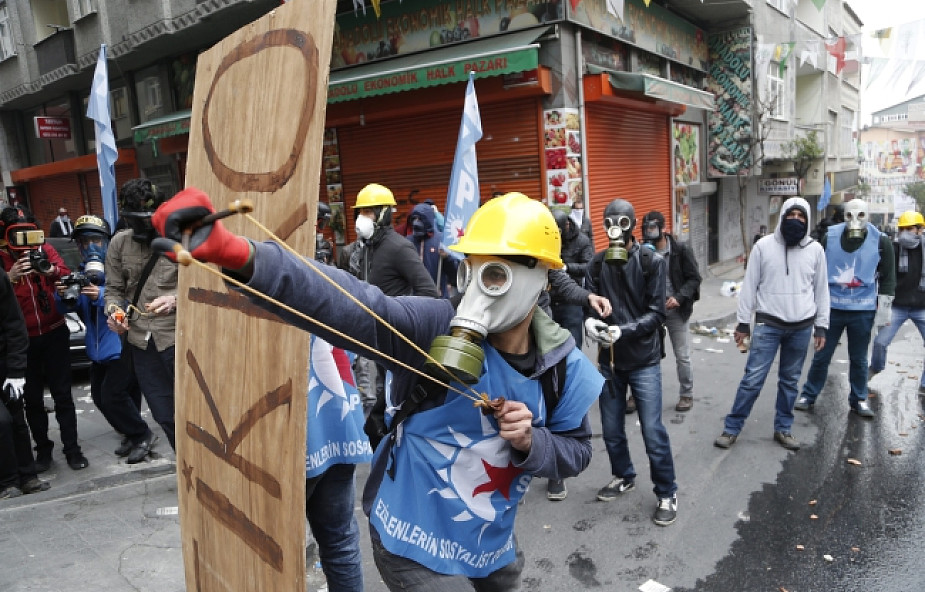 Starcia demonstrantów z policją w Stambule