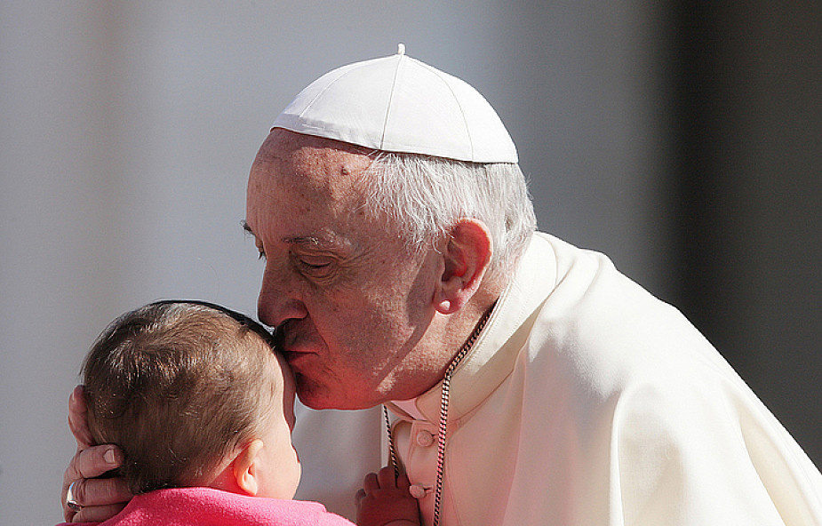 Chore dzieci u Papieża Franciszka