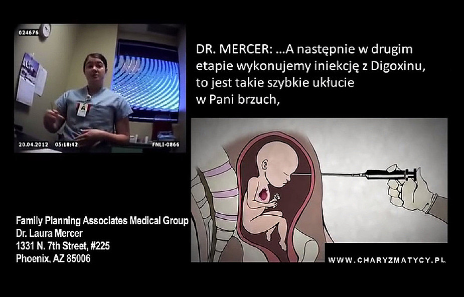Ukryta kamera w klinice aborcyjnej [VIDEO]