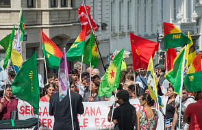 Protest Kurdów przeciwko tureckim atakom