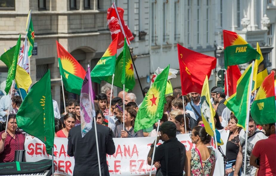 Protest Kurdów przeciwko tureckim atakom