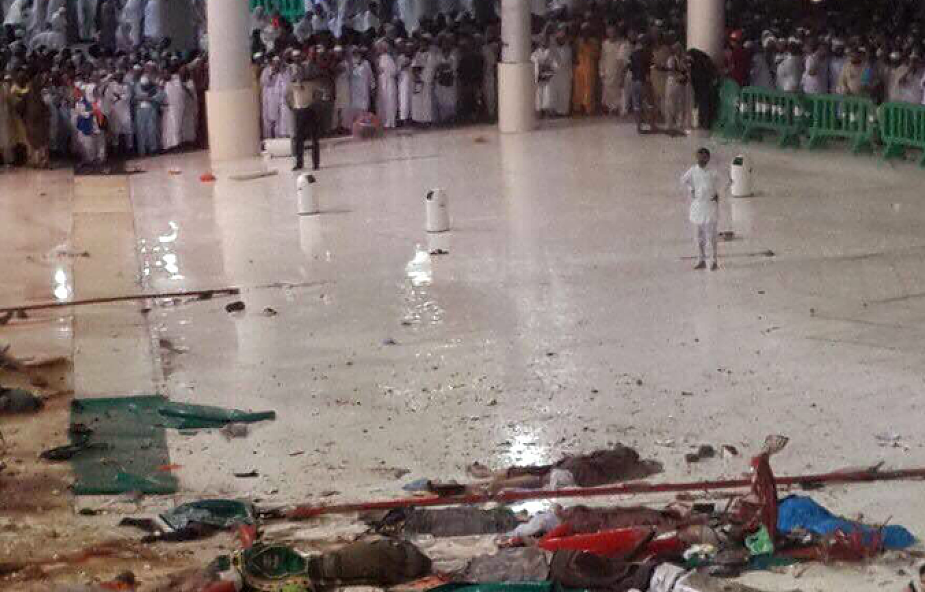 Katastrofa budowlana w Wielkim Meczecie w Mekce