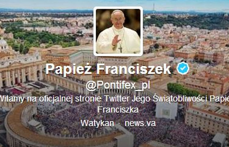 Już 26 mln internautów śledzi papieskie wpisy