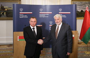 Szefowie MSZ Polski i Białorusi o wzajemnych relacjach