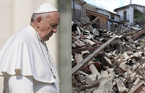 Papież przybył do miejscowości zniszczonej przez trzęsienie ziemi