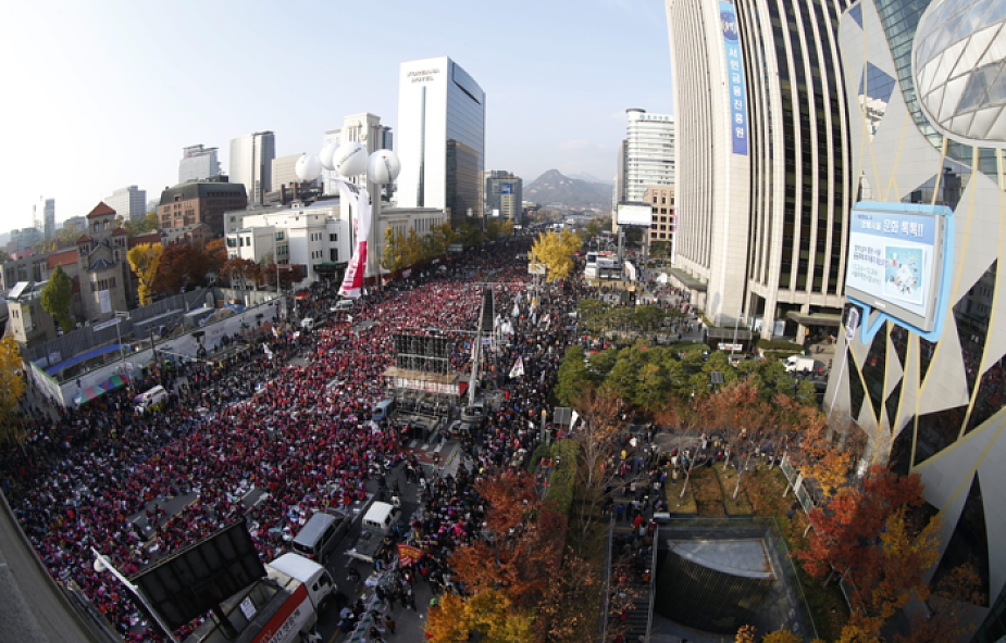 Korea Płd.: protest setek tysięcy Koreańczyków