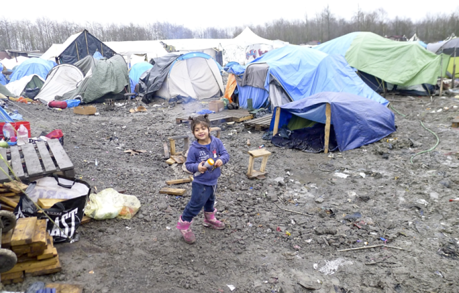 Start ewakuacji nieletnich mieszkańców z Calais