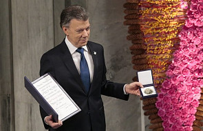 Prezydent Kolumbii odebrał w Oslo pokojowego Nobla