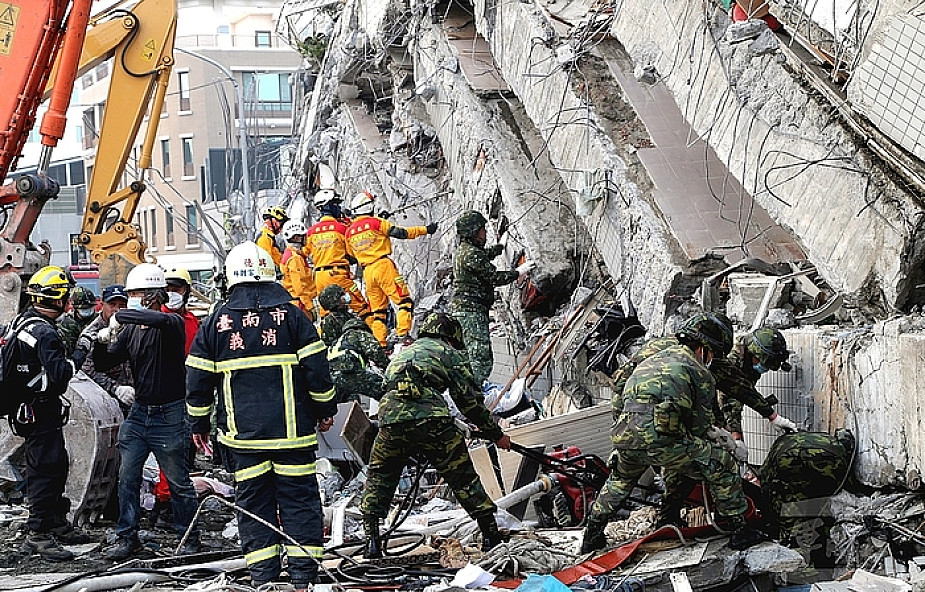 Tajwan: zakończono poszukiwania ofiar trzęsienia ziemi