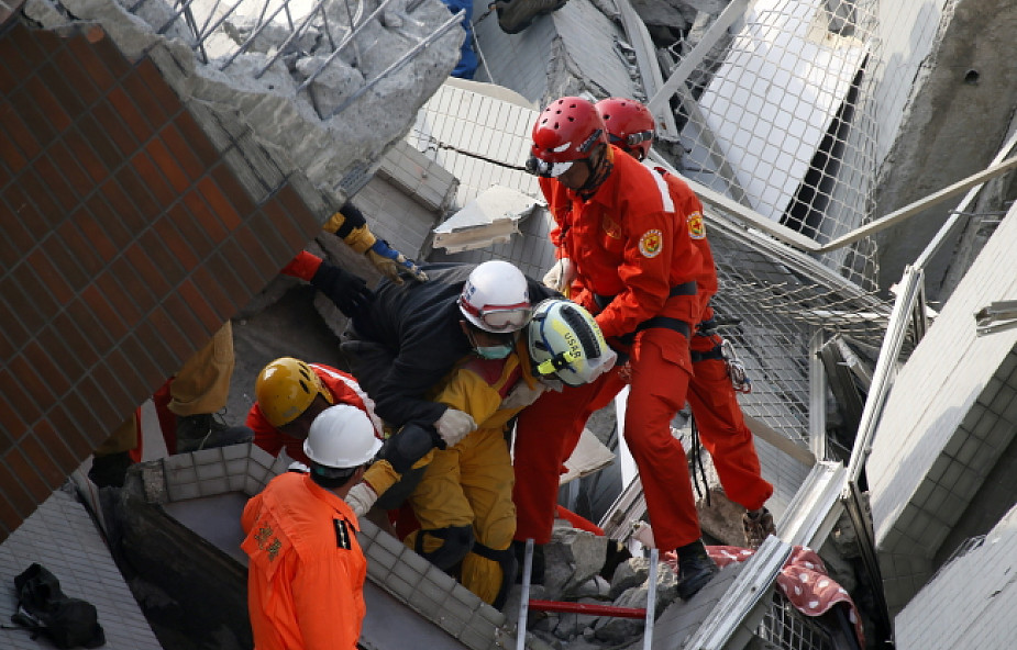 Tajwan: 5 zabitych i 155 rannych po trzęsieniu ziemi