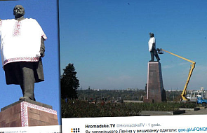 Ukraina: zdemontowano największy pomnik Lenina