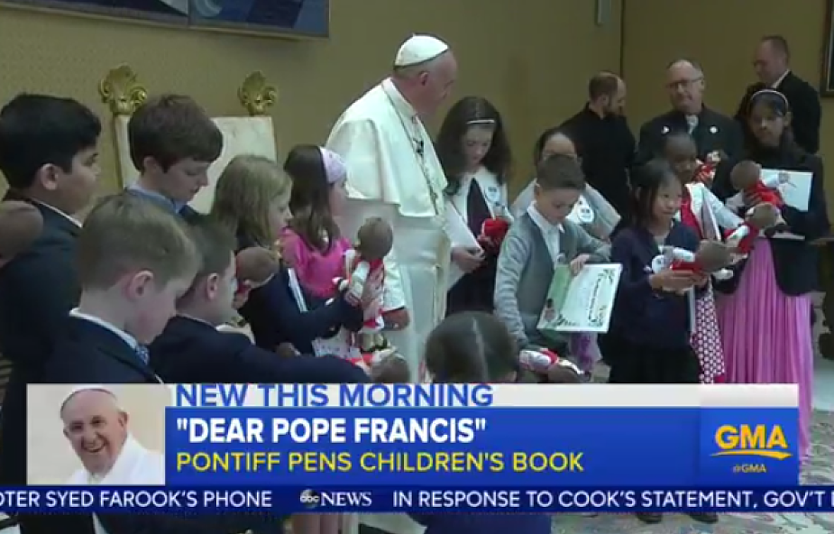 Papież Franciszek napisał książkę (nie tylko) dla dzieci