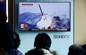 Japonia i USA potępiły wystrzelenie pocisku przez Koreę Płn.