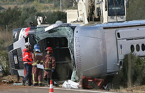 Hiszpania: 57 ofiar w wypadku autokaru ze studentami