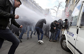 Belgia: armatki wodne przeciwko nacjonalistom