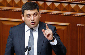Ukraina: parlament zatwierdził program Hrojsmana
