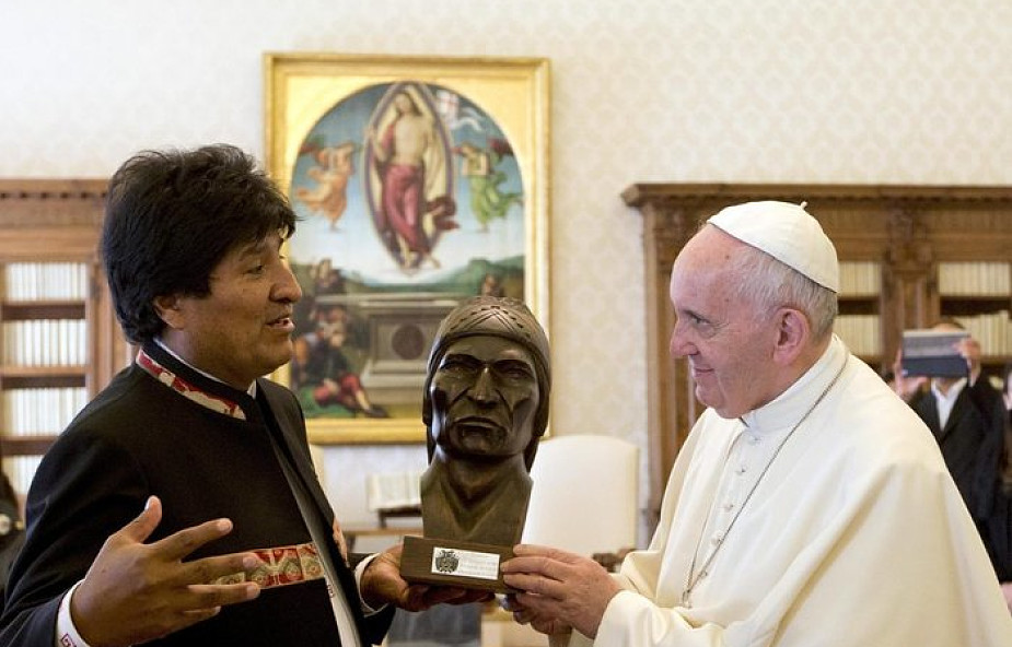 Niecodzienny prezent prezydenta Boliwii dla Franciszka