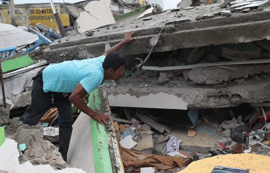 Ekwador: rośnie liczba ofiar trzęsienia ziemi