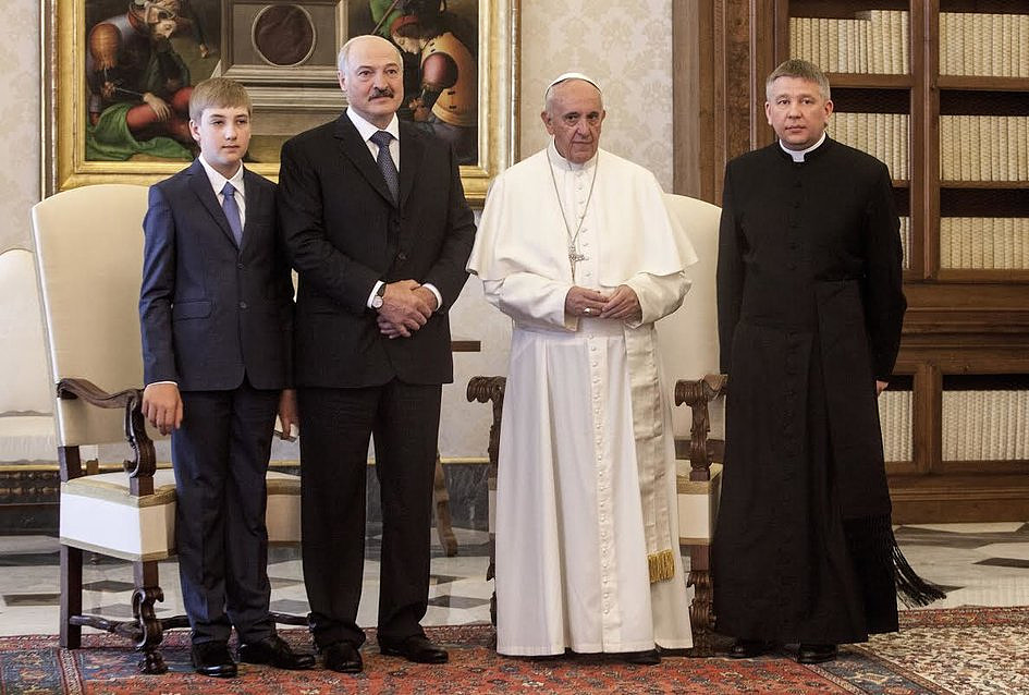 Papież przyjął na audiencji prezydenta Białorusi [GALERIA] - zdjęcie w treści artykułu