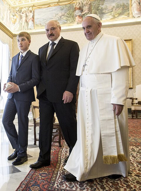 Papież przyjął na audiencji prezydenta Białorusi [GALERIA] - zdjęcie w treści artykułu nr 3