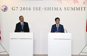 Obama przyleciał do Japonii, rozmowa z premierem Abe