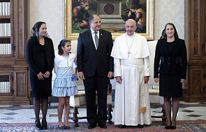 Prezydent Kostaryki na audiencji u papieża