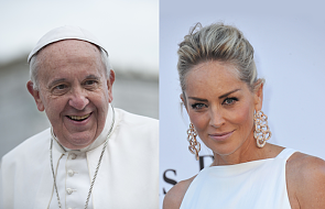 Sharon Stone o papieżu Franciszku