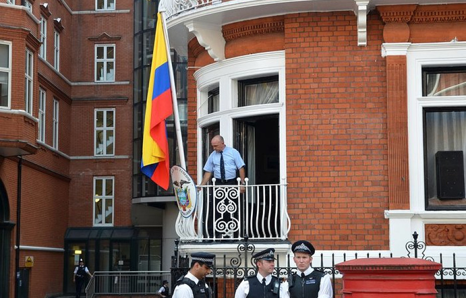 Julian Assange piąty rok w ambasadzie Ekwadoru