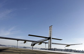Solarny samolot rozpoczął podróż przez Atlantyk