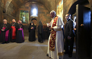 Papież i katolikos modlili się w Chor Wirap